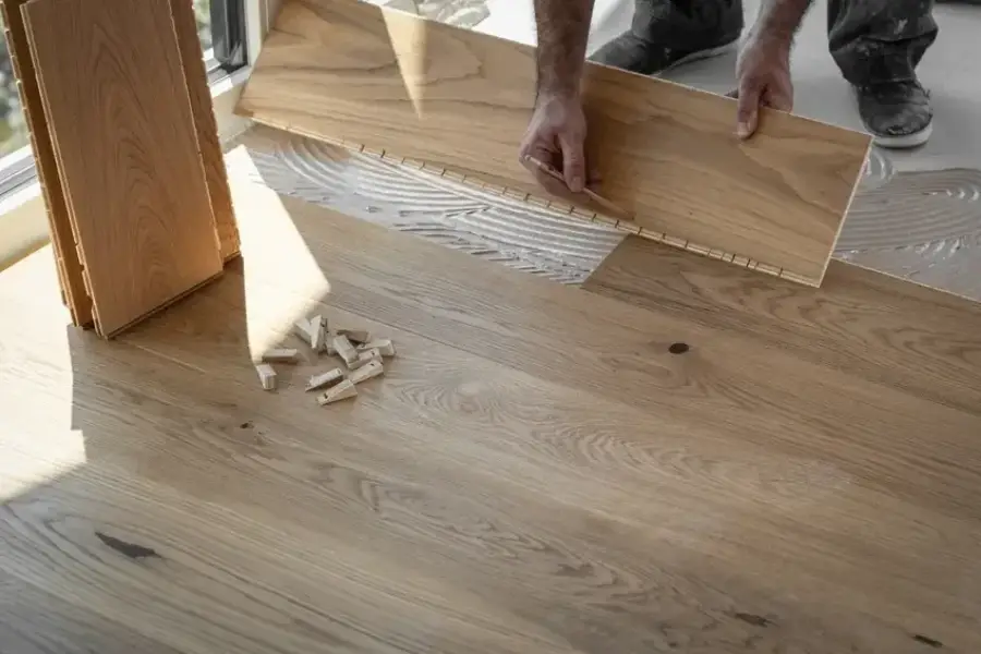 Commercial flooring installation in San Jose, CA.